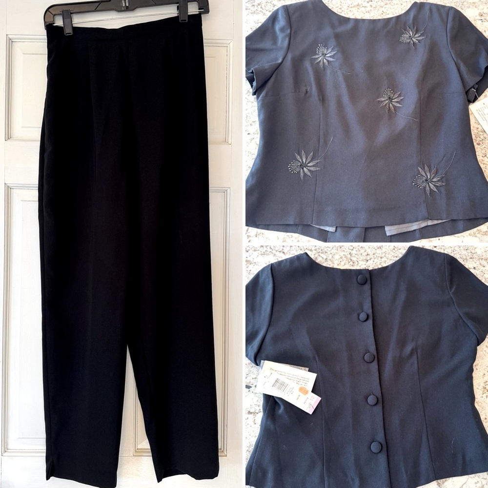 POSITIVE ATTITUDE Black Pants‎ Suit